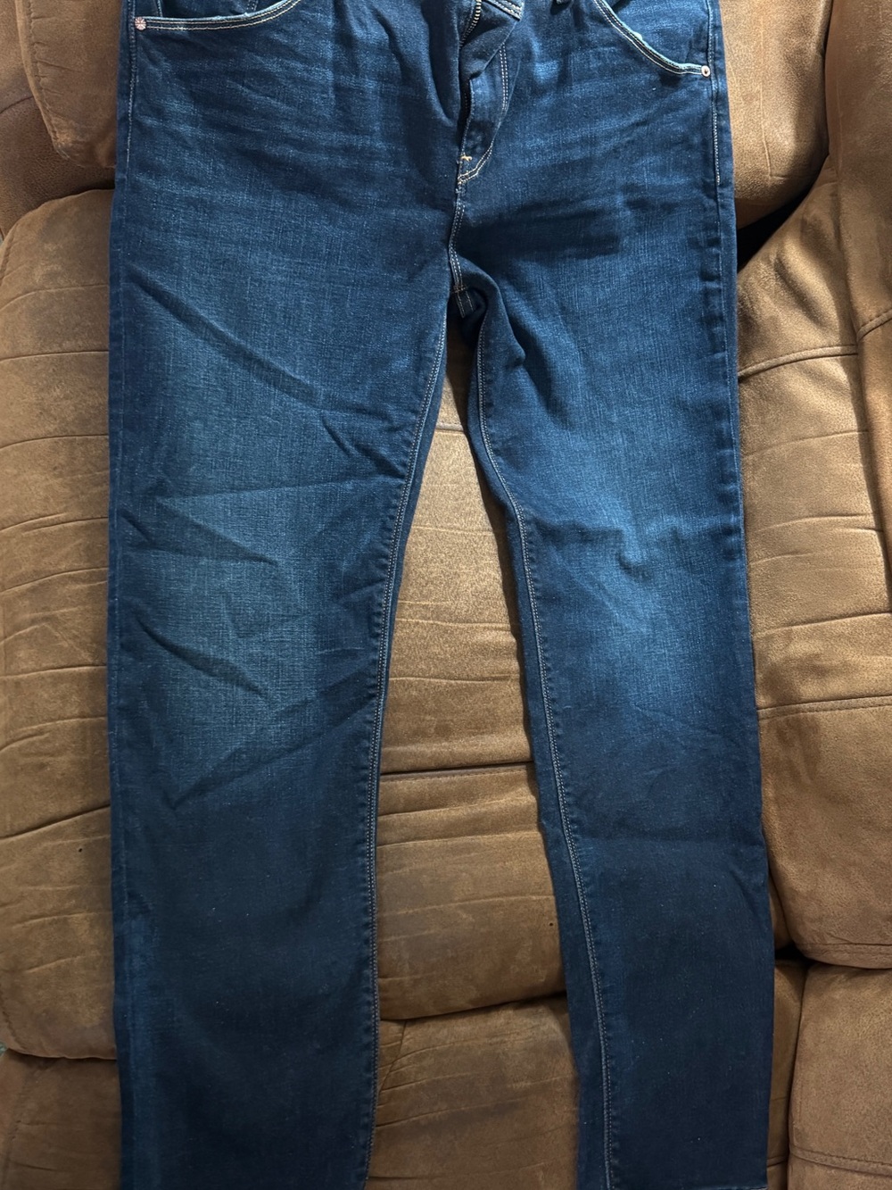 Hudson Jeans Women’s Skinny Dark Indigo Blue Stretch Denim